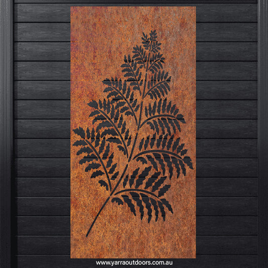 Fern - CORTEN Steel / Powder Coated Decorative Wall Panel