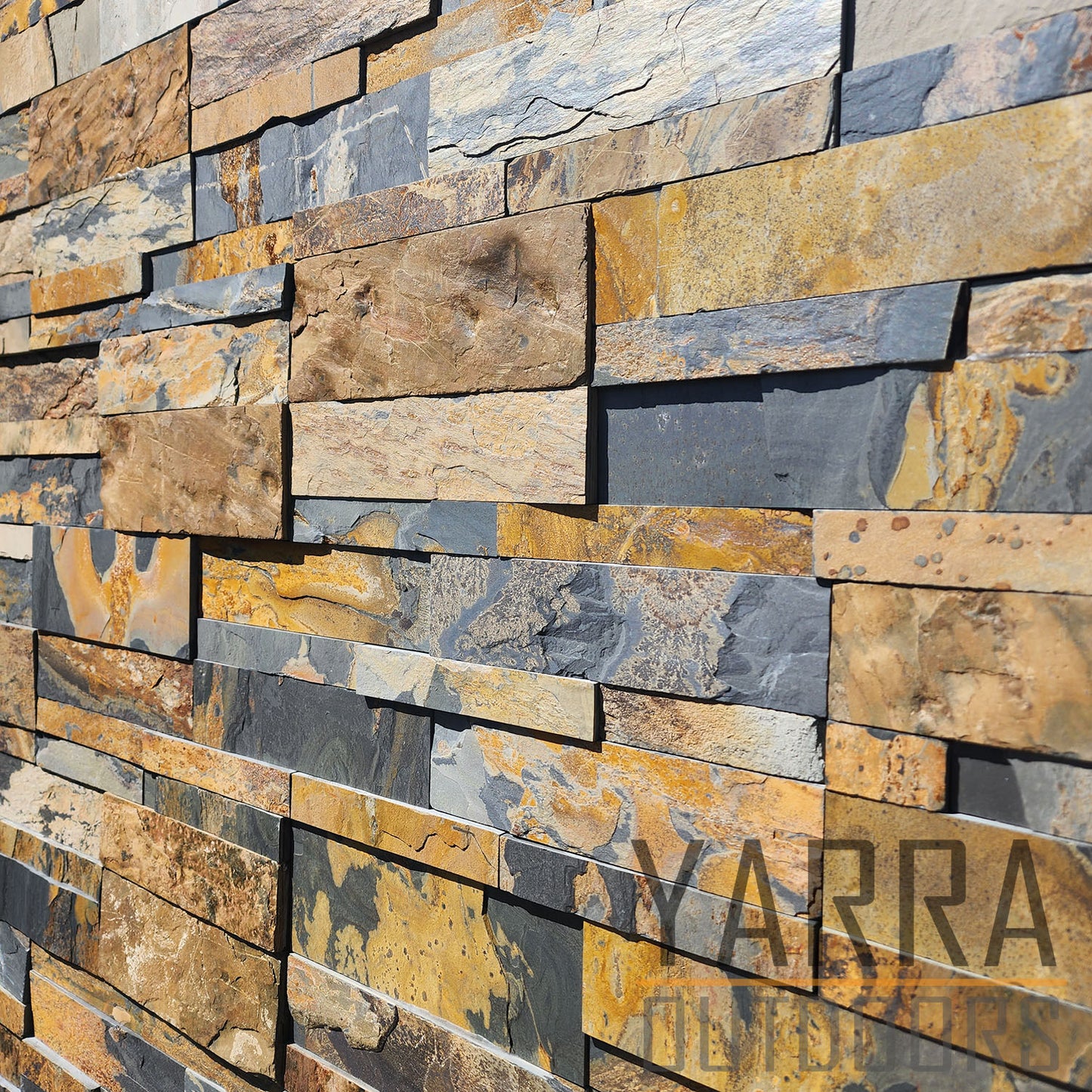 California Gold Stack Stone Wall Panels